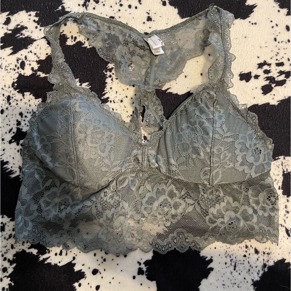 Green Wishlist Bralette Size: Large